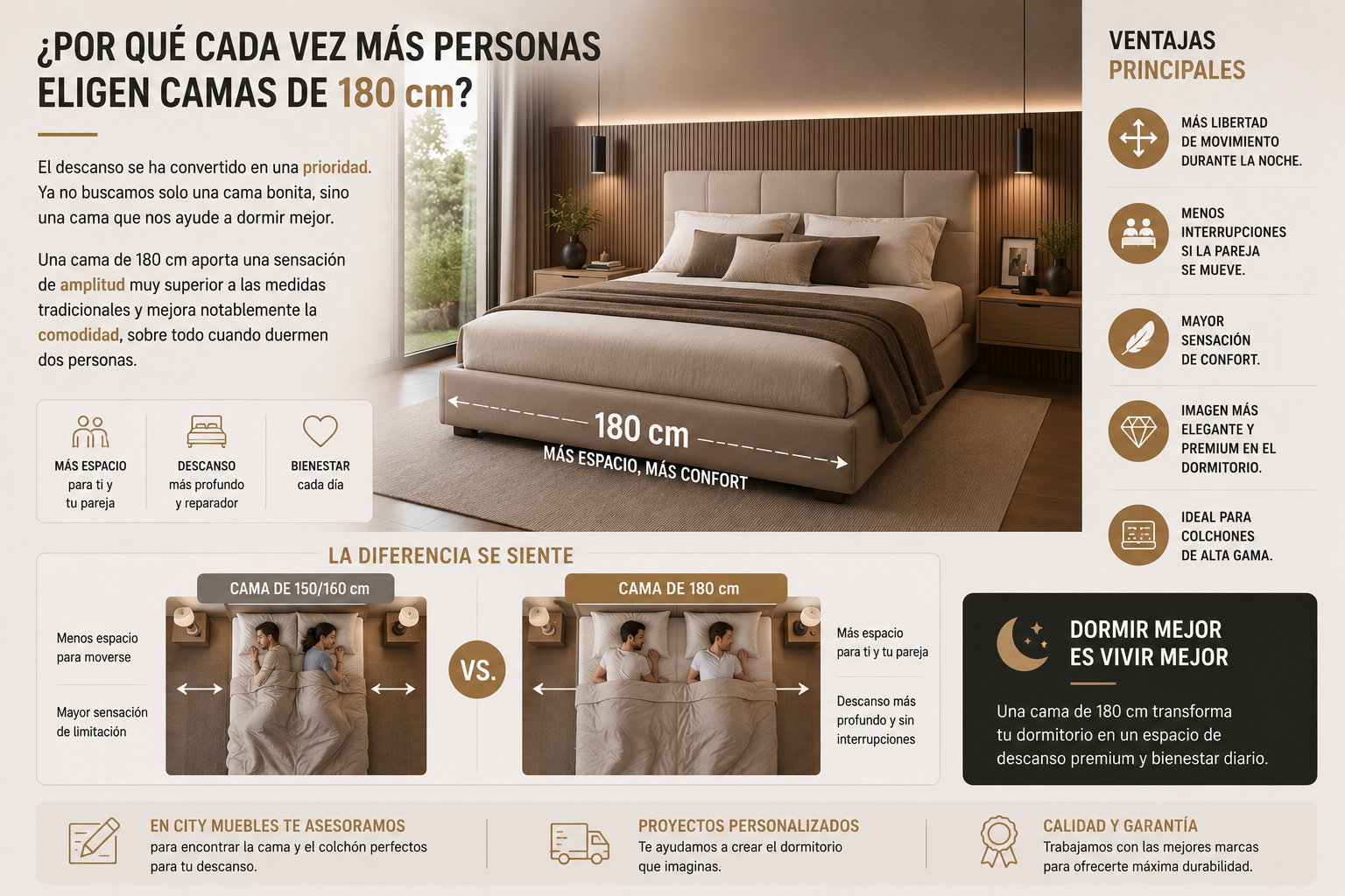 Ventajas cama 180